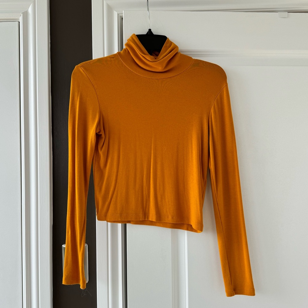 Zara gold turtleneck